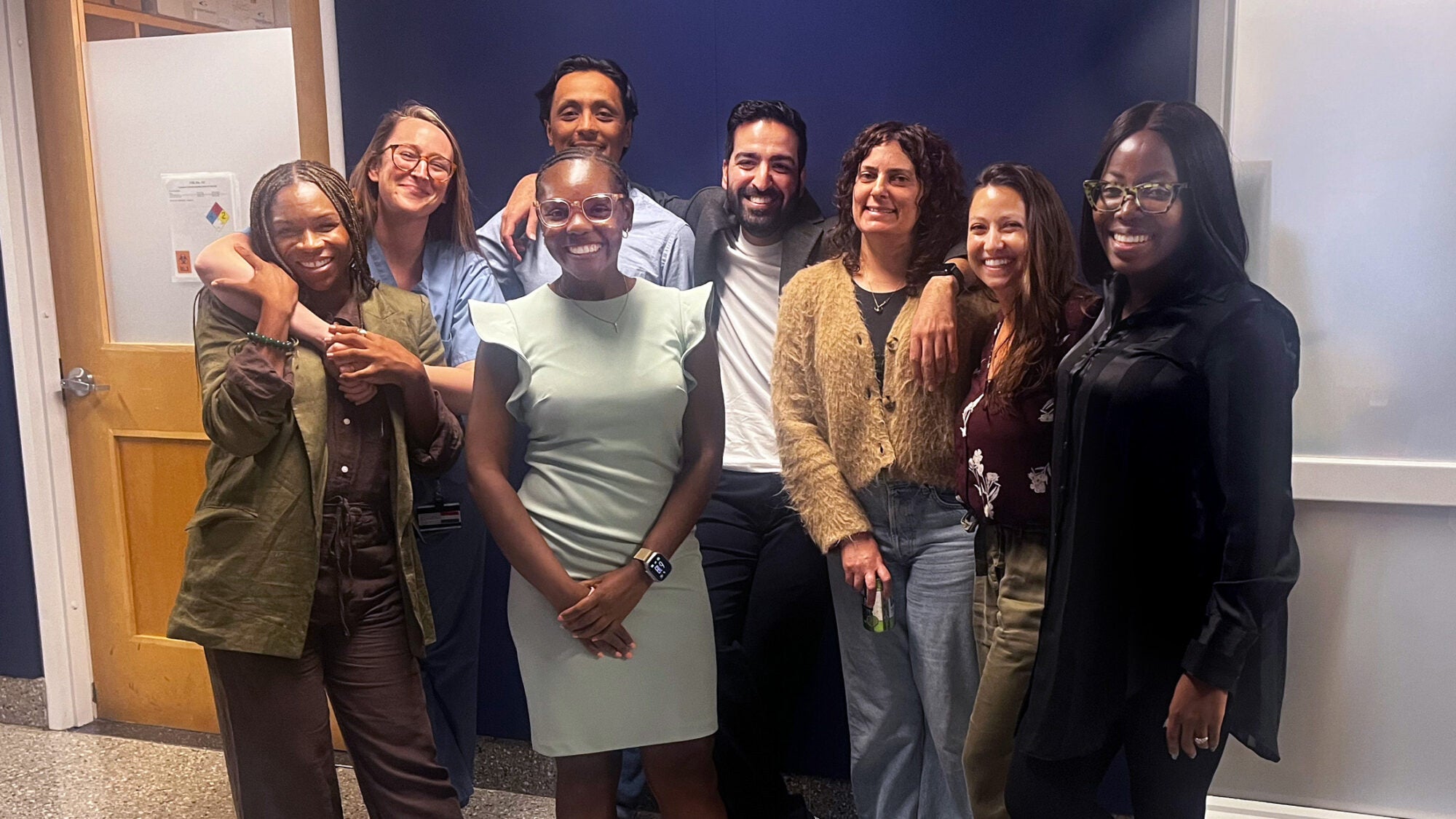 DrPH students pose for a photo.